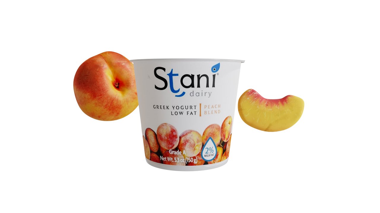 Stani Dairy: Peach Blend Greek Yogurt