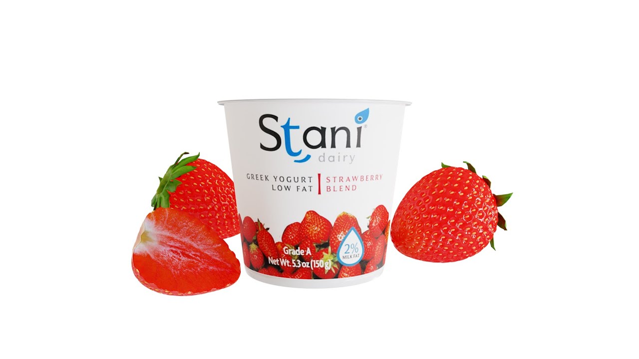 Stani Dairy: Strawberry Blend Greek Yogurt