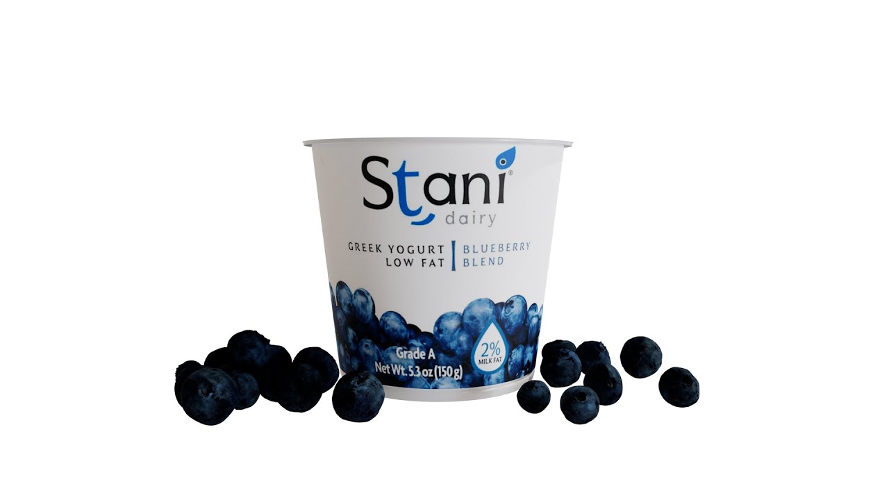 Stani Dairy: Blueberry Blend Greek Yogurt