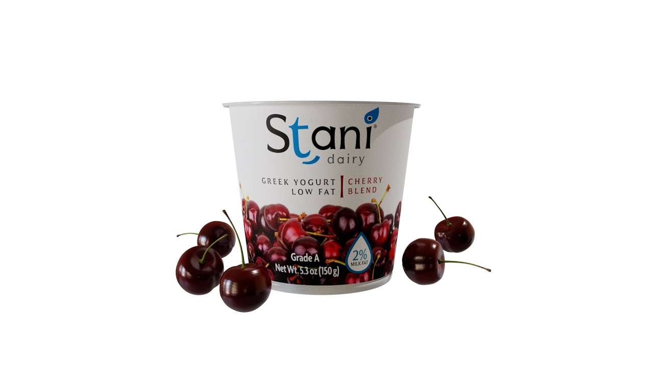 Stani Dairy: Cherry Blend Greek Yogurt