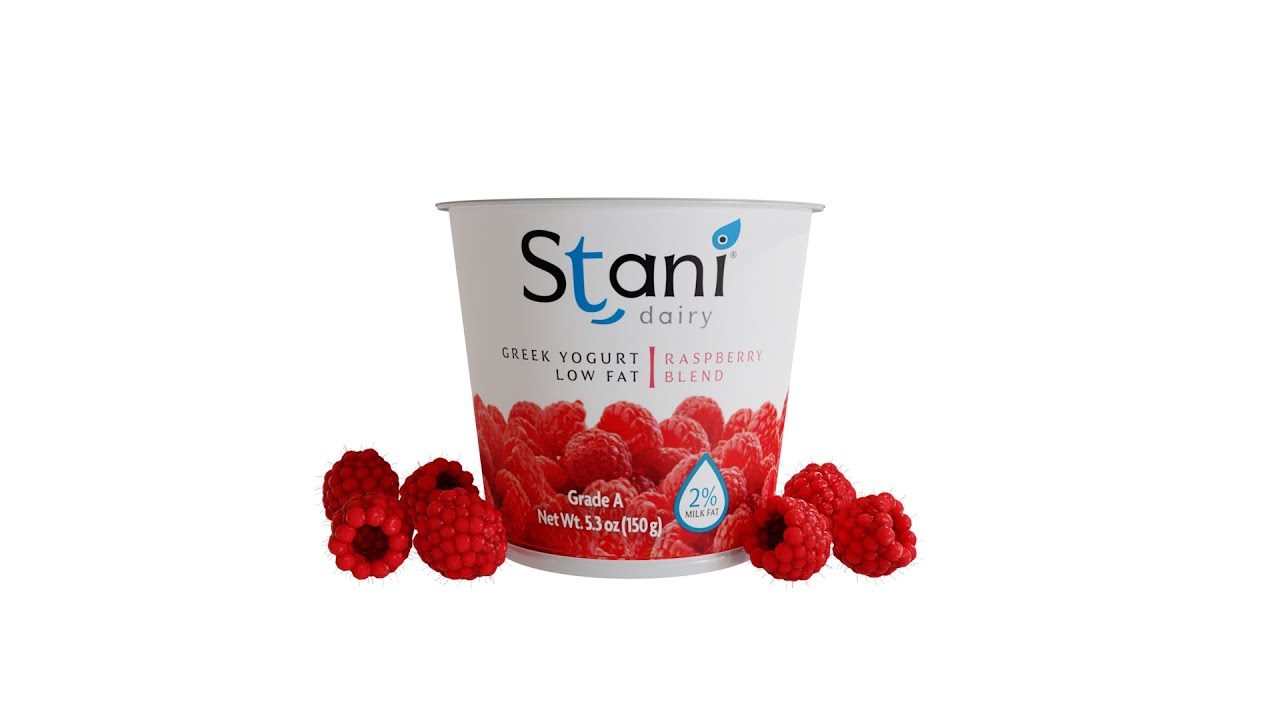 Stani Dairy: Raspberry Blend Greek Yogurt